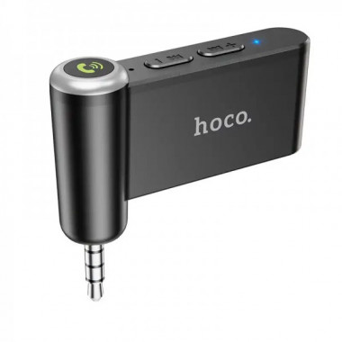 Bluetooth-ресивер HOCO E58 Magic music car AUX BT receiver Black (6931474748768) (15458)