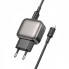 Мережевий зарядний пристрій BOROFONE BAS51A Absolute dual-port charger set(iP) Black (6941991116117) (17458)