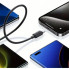 Кабель Usams US-SJ696 60W Striped Data Cable Type-C To Type-C-KY Series 2M black (SJ696USB01) (14658)
