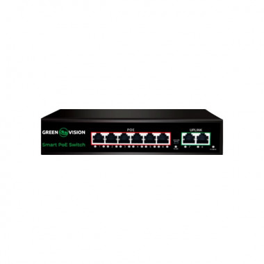 Коммутатор сетевой POE GV-020-D-6G+2PG (758)