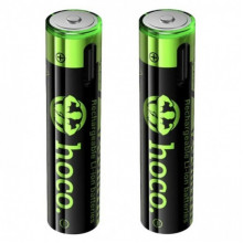 Аккумуляторы мини пальчик AAA 1200mAh 2шт с разъемом Type-C HOCO JA4 (20958)