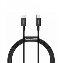 Кабель Baseus Superior Series Type-C to IP PD 20W 2m Black (CATLYS-C01) (15068)