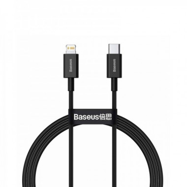 Кабель Baseus Superior Series Type-C to IP PD 20W 2m Black (CATLYS-C01) (15068)