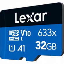 Карта памяти Lexar 32GB microSDXC class 10 UHS-I V10 A1 High Performance 633x (LMS0633032G-BNNNG) (17168)