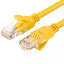 Мережевий кабель UGREEN Cat 5e U/UTP Lan Cable 1m (Yellow) (UGR-11230) (21168)
