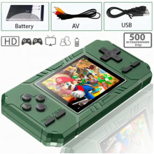 Игровая консоль приставка с дополнительным джойстиком dendy SEGA S8 520 в 1 Зелёная (14368)