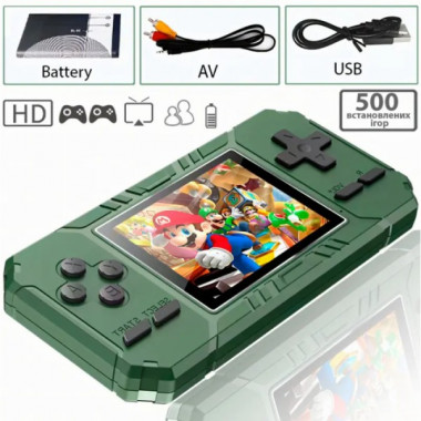 Игровая консоль приставка с дополнительным джойстиком dendy SEGA S8 520 в 1 Зелёная (14368)