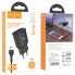Мережевий зарядний пристрій з кабелем HOCO C88A Star round dual port charger set(Type-C) 12W Black (6931474749543) (468)