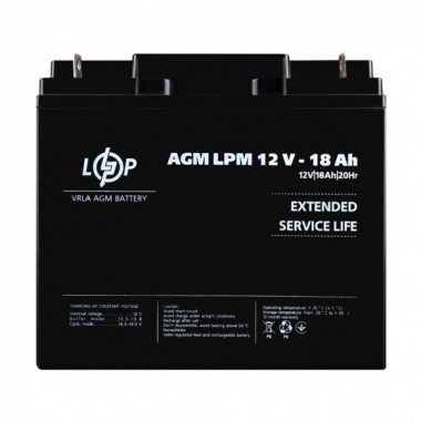 У/Ц Аккумулятор AGM LPM 12V - 18 Ah (21768)