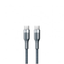 Кабель Remax Sury 2 Type-C to Type-C PD 3А 1M Серый (RC-010-s) (2768)