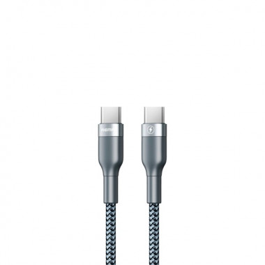 Кабель Remax Sury 2 Type-C to Type-C PD 3А 1M Серый (RC-010-s) (2768)