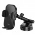 Автотримач для телефона з БЗП HOCO HW5 Journey wireless fast charging car holder(center console) Black (6942007601450) (14968)