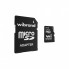 Карта памяти Wibrand 8GB microSD class 4 (WICDC4/8GB-A) (19968)