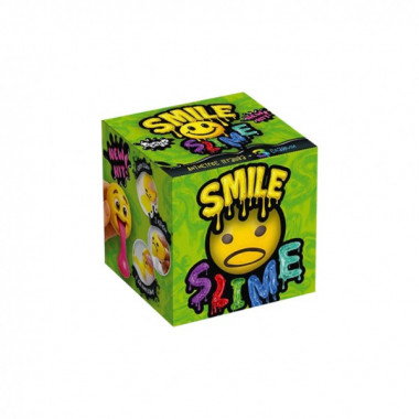 Игрушка антистресс Вязкая масса "Smile Slime" SS-01-01 клейкий лизун