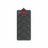 Сетевой фильтр питания REAL-EL RS-8 Protect 5m, black (EL122300024) (16178)