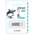 Флеш-накопичувач Wibrand USB 2.0 Shark 8Gb Silver (WI2.0/SH8U4S) (178)
