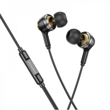 Навушники дротові BOROFONE BM90 (3.5mm) Black (6941991109812) (21178)