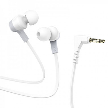 Навушники HOCO M86 Oceanic universal earphones with mic White (6931474751638) (18978)