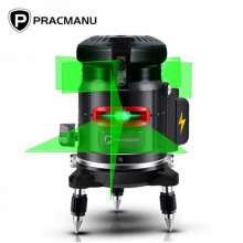 Лазерный уровень 5-линейный 6-точечный PRACMANU BG5X11 (зелёный) (8388)