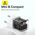 Мережевий зарядний пристрій з кабелем Baseus GaN5 Fast Charger(mini) 1C 30W EU Moon White(With: Fast Charging Data Cable Type-C) (P10110902213-00) (19098)