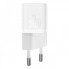 Мережевий зарядний пристрій з кабелем Baseus GaN5 Fast Charger(mini) 1C 30W EU Moon White(With: Fast Charging Data Cable Type-C) (P10110902213-00) (19098)