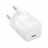 Мережевий зарядний пристрій з кабелем Baseus GaN5 Fast Charger(mini) 1C 30W EU Moon White(With: Fast Charging Data Cable Type-C) (P10110902213-00) (19098)