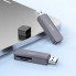 Кардрідер HOCO HB45 Spirit 2-in-1 USB 2.0 card reader Metal Gray (6942007620499) (20198)