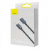 Кабель Baseus Crystal Shine Series Fast Charging Data Cable Type-C to iP 20W 2m Black (CAJY000301) (18298)