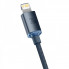Кабель Baseus Crystal Shine Series Fast Charging Data Cable Type-C to iP 20W 2m Black (CAJY000301) (18298)