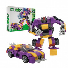 Конструктор Cubix Traxfigure 2-в-1, фиолетовый (39727/3) (22298)