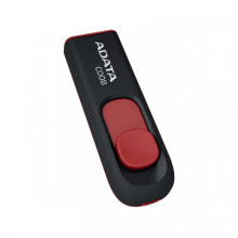 Флеш-накопичувач ADATA USB 2.0 C008 16Gb Black/Red (AC008-16G-RKD) (298)