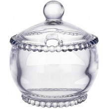 Цукорниця скляна "Bauble Glass" 10х11см з кришкою (5298)