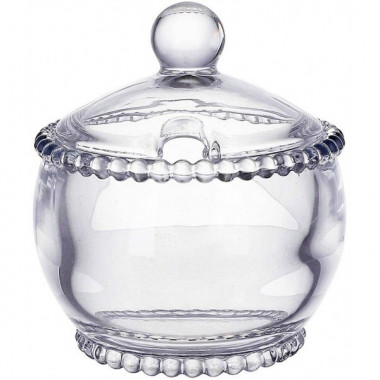 Цукорниця скляна "Bauble Glass" 10х11см з кришкою (5298)