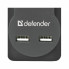 Сетевой фильтр питания Defender DFS 751, 1.8m, 5роз., 2xUSB (99751) (16398)