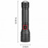 Тактический ручной фонарь X-Balog BL-P02-P50 с зарядкой USB фонарик (18398)