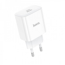 Мережевий зарядний пристрій HOCO C76A Pro Majestic single port PD30W charger White (6942007616300) (398)