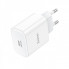 Мережевий зарядний пристрій HOCO C76A Pro Majestic single port PD30W charger White (6942007616300) (398)