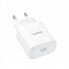 Мережевий зарядний пристрій HOCO C76A Pro Majestic single port PD30W charger White (6942007616300) (398)