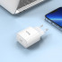 Мережевий зарядний пристрій HOCO C76A Pro Majestic single port PD30W charger White (6942007616300) (398)