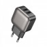 Мережевий зарядний пристрій BOROFONE BAS51A Absolute dual-port charger Black (6941991116100) (498)