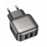 Мережевий зарядний пристрій BOROFONE BAS51A Absolute dual-port charger Black (6941991116100) (498)