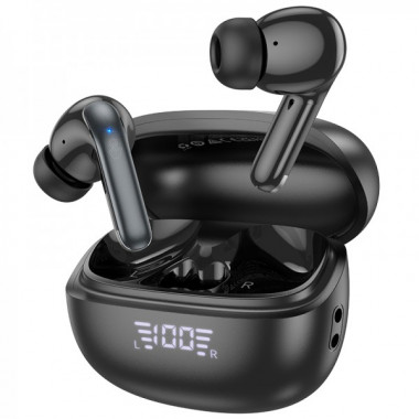 Бездротові навушники HOCO EQ5 Energy true wireless ANC+ENC noise reduction BT headset Black (6942007602419) (8598)