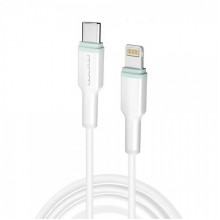 Кабель WUW-X206 Type-C to Lightning PD20W 1m white (WUW-X206TL) (14798) Кабель WUW-X206 Type-C to Lightning PD20W 1m white (WUW-X206TL) (14798)