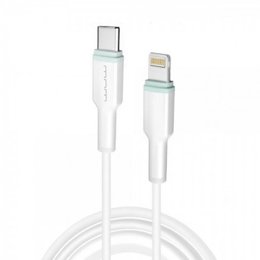 Кабель WUW-X206 Type-C to Lightning PD20W 1m white (WUW-X206TL) (14798)