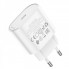 Мережевий зарядний пристрій HOCO C109A(PD20W) Fighter single port PD20W charger White (6942007656658) (20209)