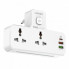 Сетевой разветвитель фильтр LDNIO SC2311 на 2 розетки 2 USB 3A + Type C (9209)