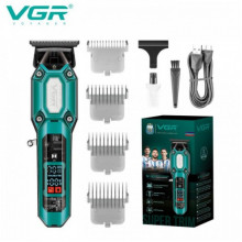 Тример VGR V-900 GREEN, 4 насадки, LED display, 7000 RPM (14309)