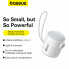 Портативний насос  для матраців Baseus PocketGo Portable Air Pump Stellar White (C11157700221-00) (15309)