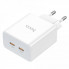 Мережевий зарядний пристрій HOCO C108A Leader PD35W dual port(2C) charger White (6931474784438) (409)