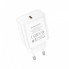 Мережевий зарядний пристрій BOROFONE BA71A Power single Port PD20W charger White (6974443387964) (14609)